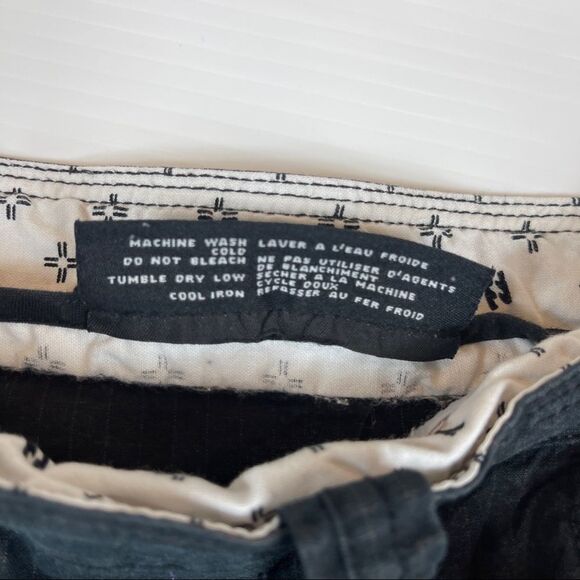 Billabong Design Works Shorts Black Cargo Outdoors Casual Men's 36 Flat Front - Picture 5 of 11